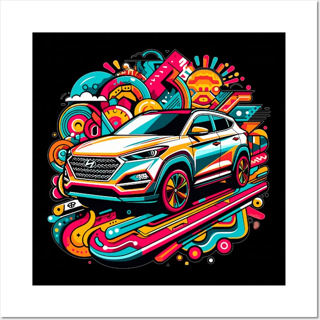 Hyundai Tucson Wall Art by Vehicles-Art